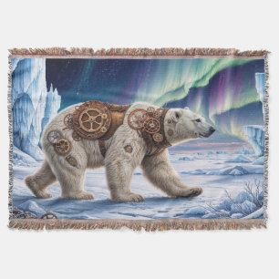 Cobertor Urso Polar e Arte Aurora