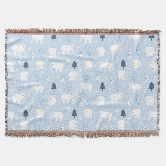 Cobertor Ursos Polares Cuxos (Frente)