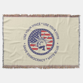 Cobertor Use seu Crachá de Liberdade Patriótica