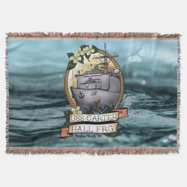 Cobertor USS Carter Hall FRG Blanket (Frente)
