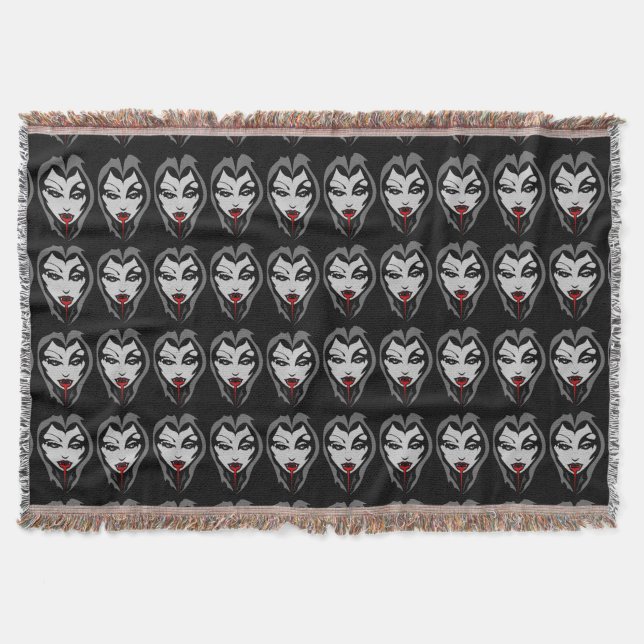 Cobertor Vampiro Blanket Halloween Vamire Blanket Decor (Frente)