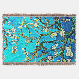 Cobertor Van Gogh - Almond Blossoms, famosa pintura,