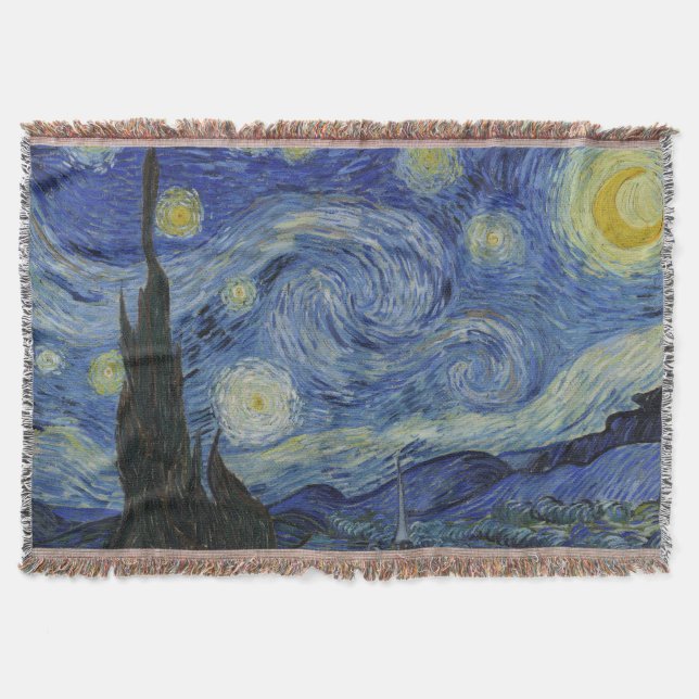 Cobertor Van Gogh, Starry Nigh (Frente)