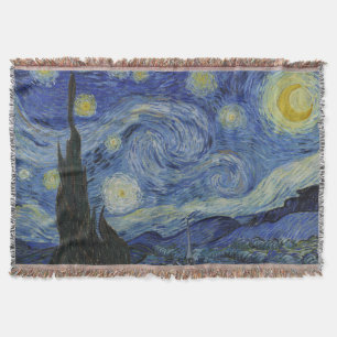 Cobertor Van Gogh, Starry Nigh, classic painting