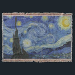 Cobertor Van Gogh, Starry Nigh, pintura clássica<br><div class="desc">Van Gogh, Starry Nigh, pintura clássica</div>