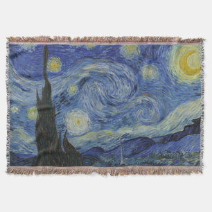 Cobertor Van Gogh, Starry Nigh, pintura clássica
