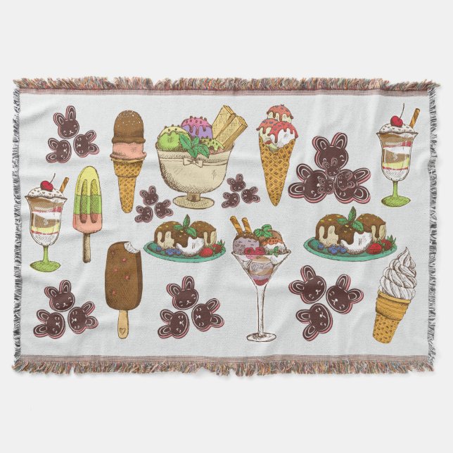 Cobertor VARIEDADE DO sorvete (Frente)