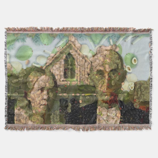 Cobertor Vegan Gothic Fine Art Spoof (Frente)