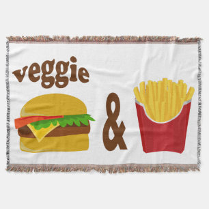 Cobertor Veggie Burger e Fries