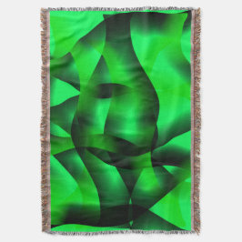 Cobertor Verde limão e coalhada negra, com sombra?