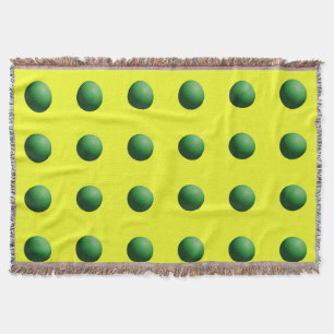 Cobertor Verde no Amarelo