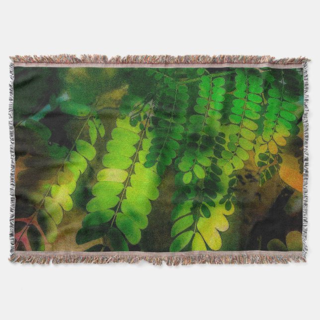 Cobertor Verduras Folhas (Frente)