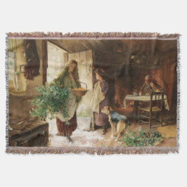 Cobertor Véspera de Natal Vintage Carlton Alfred Smith