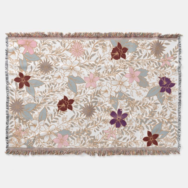 Cobertor Vetor Floral (Frente)