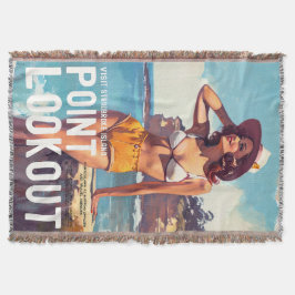 Cobertor Viagem de Pesquisa de Ponto de Estilo Vintage