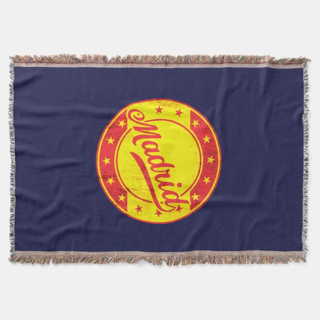 Cobertor Viajante global - Madrid, Espanha (Frente)