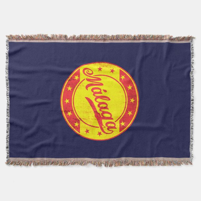 Cobertor Viajante global - Málaga, Espanha (Frente)