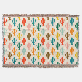 Cobertor Vibrant Desert Botanical Throw Blanket 