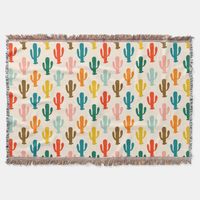 Cobertor Vibrant Desert Botanical Throw Blanket  (Frente)