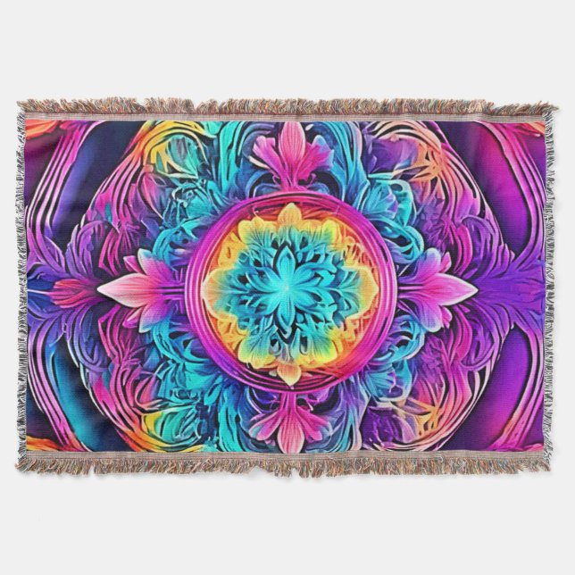 Cobertor Vibrant Mandala Spirit (Frente)