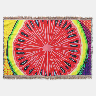 Cobertor Vibrant Watermelon Pop Art