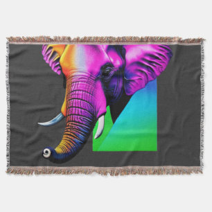Cobertor Vibrante Elefante Porta-copos de Vidro com Caixa d