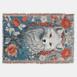 Cobertor Vida Selvagem de Raposa Ártica Mesmerizante