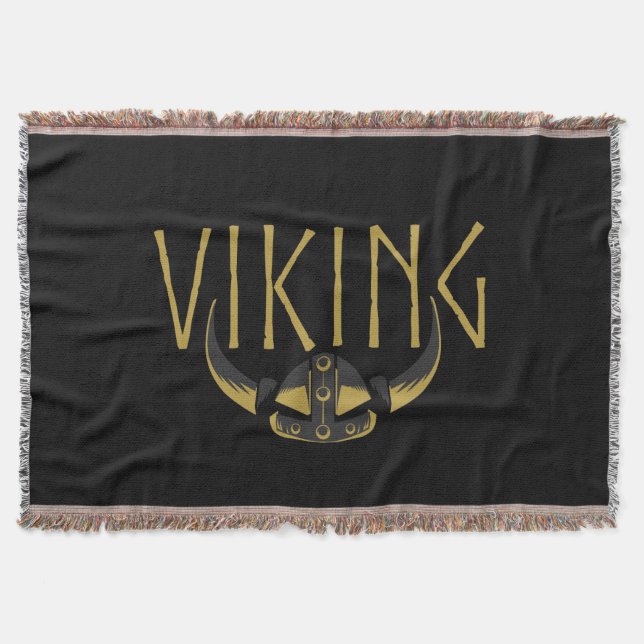 Cobertor Viking Horned Helmet Blanket (Frente)