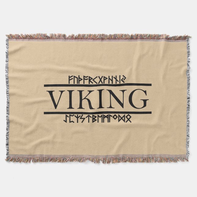 Cobertor Viking Runes Blanket (Frente)