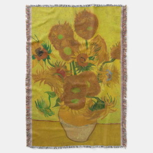 Cobertor Vincent Van Gogh 15 Sunflower Painting