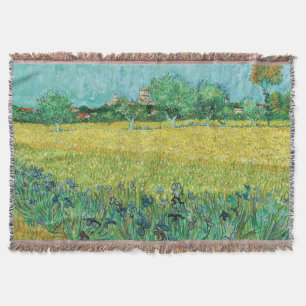 Cobertor Vincent van Gogh - Campo com irlandeses perto de A