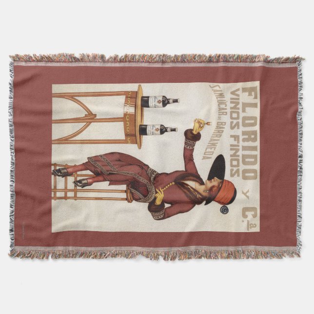 Cobertor Vinos Finos - Sanlucar de Barrameda de Florido (Frente)