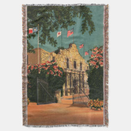 Cobertor Vintage Alamo Throw Blanket