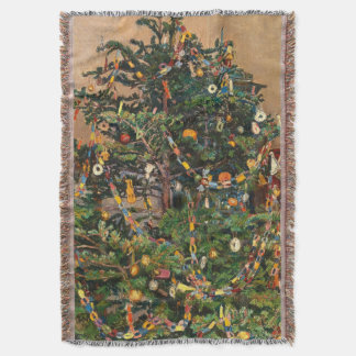 Cobertor Vintage Christmas Tree 1914 