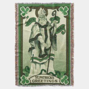Cobertor Vintage - Erin Go Bragh - Saudações do Dia de São