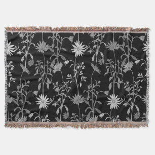 Cobertor Vintage floral: fundo de convite sem descontinuida