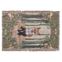 Vintage Fox no Woods Nature-Inspirou arte