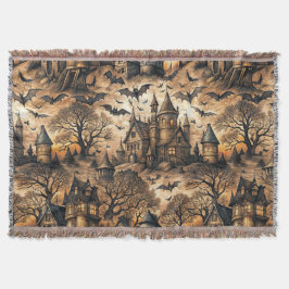 Cobertor Vintage Haunted House