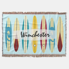 Cobertor Vintage Longboards