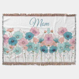 Cobertor Vintage Spring Flowers for Mom