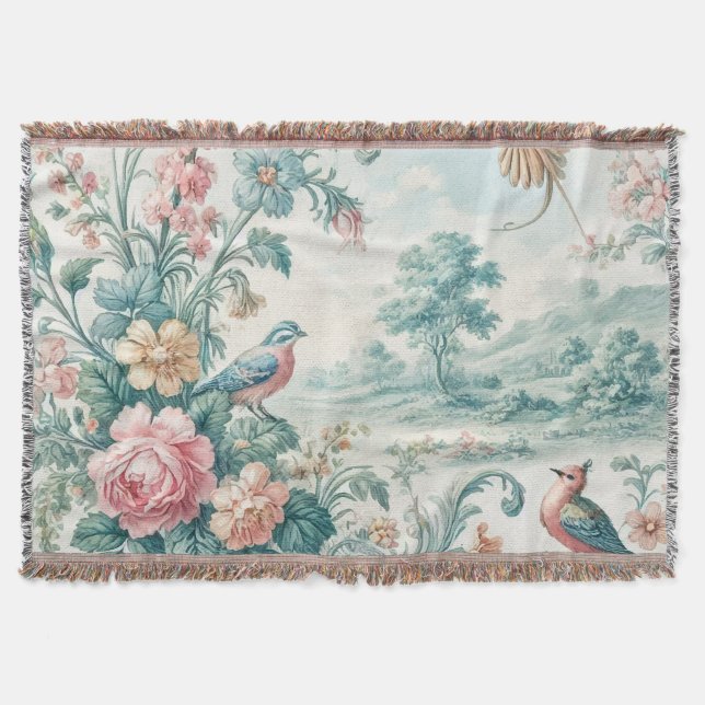 Cobertor Vintage Toile (Frente)