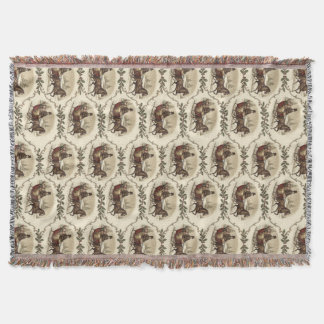 Cobertor Vintage Victorian Christmas Sleigh