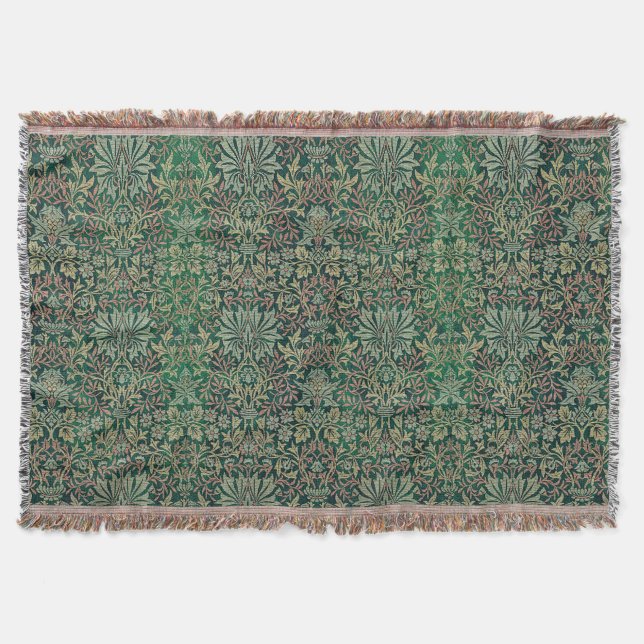 Cobertor Vintage William Morris Flower Garden (Frente)
