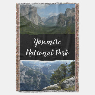 Cobertor Vista da Montanha Yosemite no Parque Nacional de Y