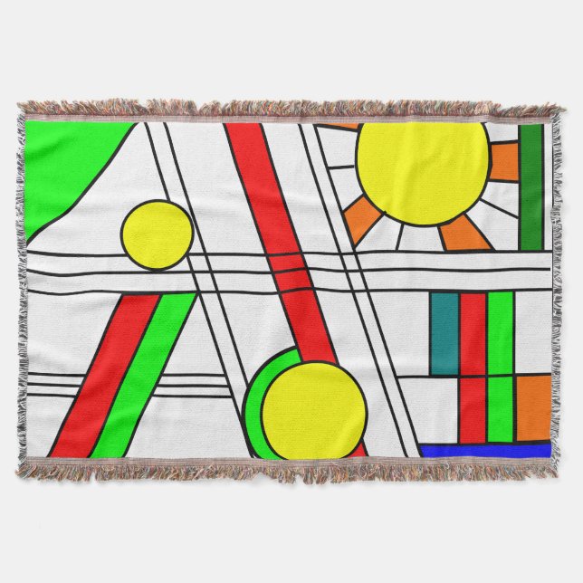 Cobertor Vista Moderna de Vidro Estreito (Frente)