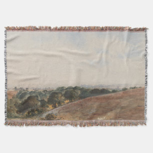 Cobertor Vista sobre South Downs - John Martin