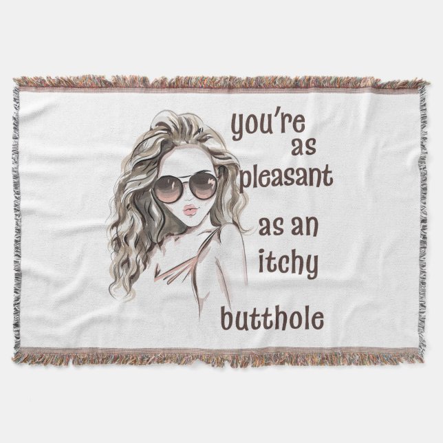 Cobertor Você é agradável (Frente)