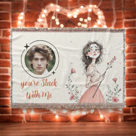 Cobertor Você está preso comigo