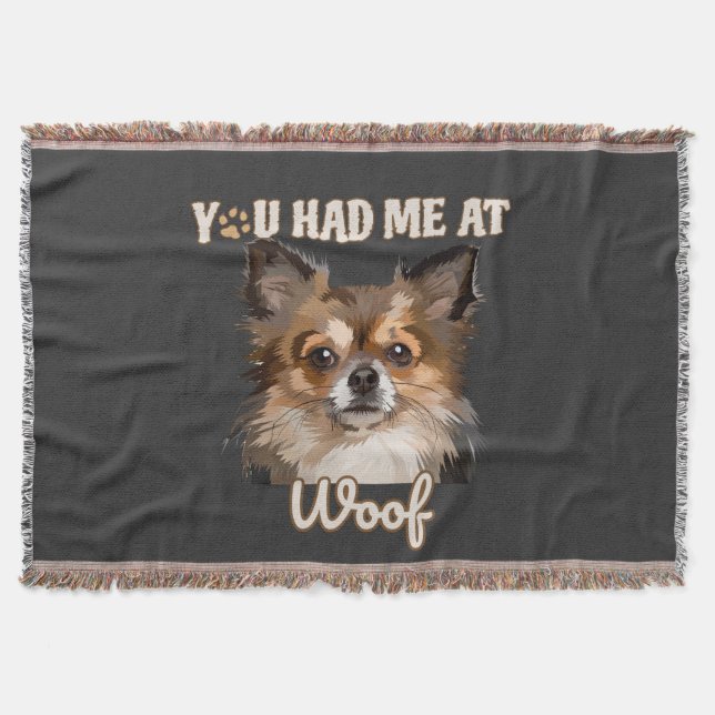 Cobertor Você Me Teve No Meio | Pomeranianos De Cães (Frente)