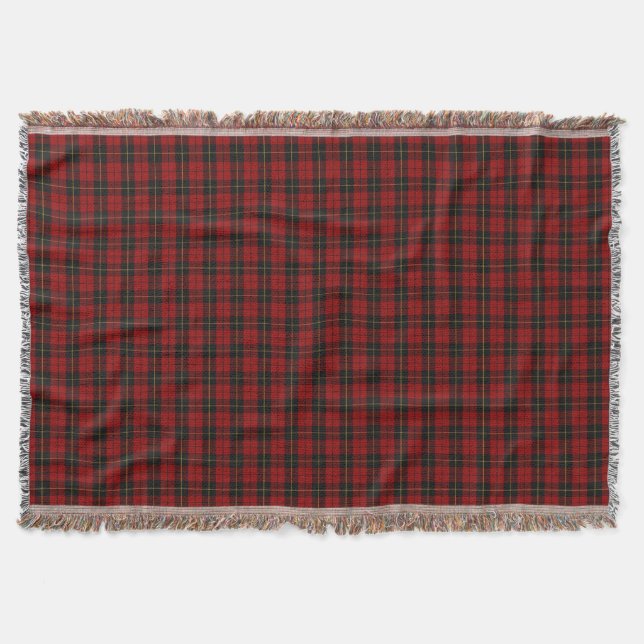 Cobertor Wallace Tartan Scottish Clan Xadrez Standard (Frente)